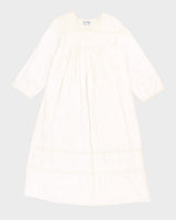 Vintage 90s Nice N Comfy Cream Cotton Dress - M