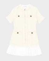 Sandro Zip Pleated Dress - S