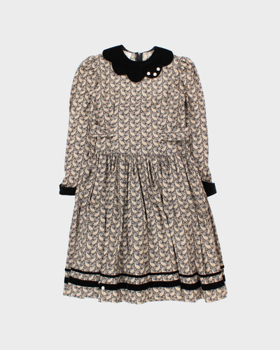 Vintage Elvira Vali Paisley Dress - M
