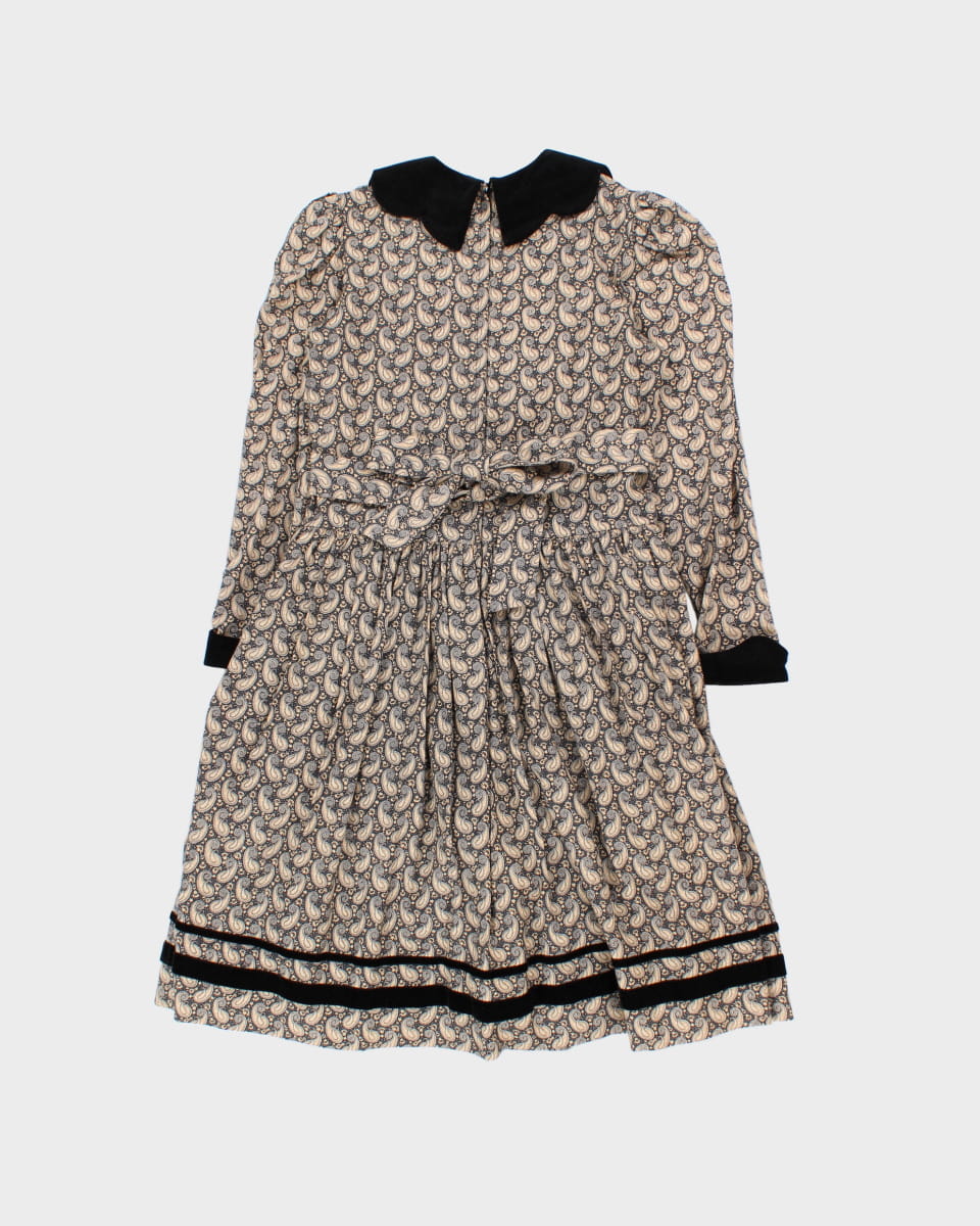 Vintage Elvira Vali Paisley Dress - M