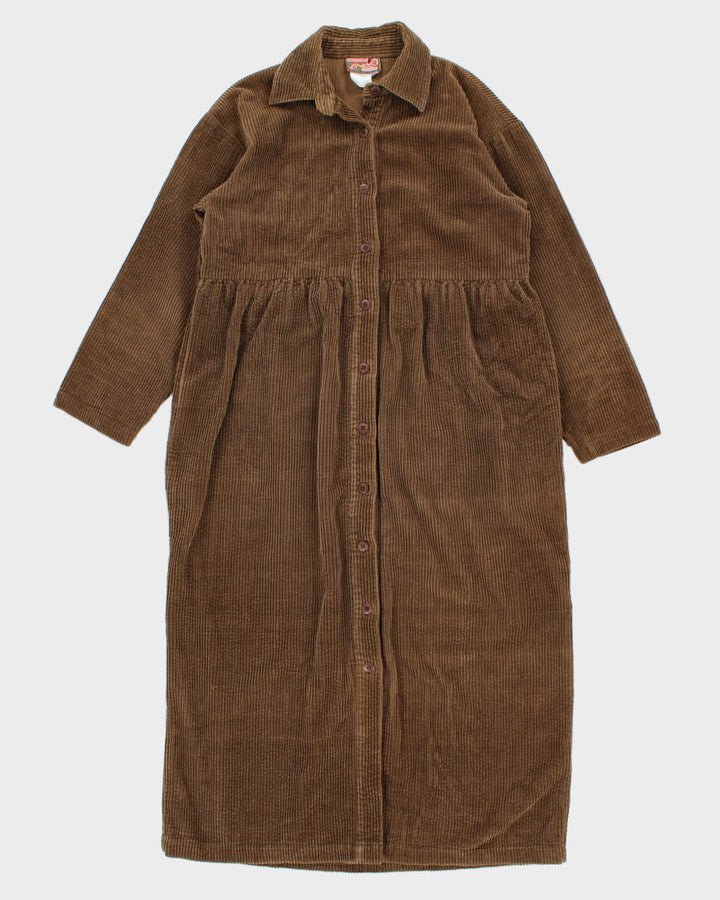 Vintage 90s April Cornell Corduroy Dress