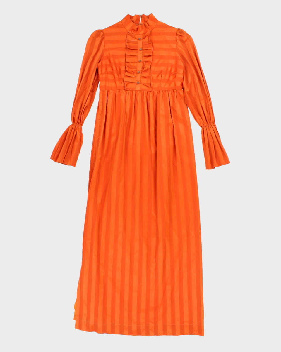 Vintage Marion Donaldson Orange Dress - S