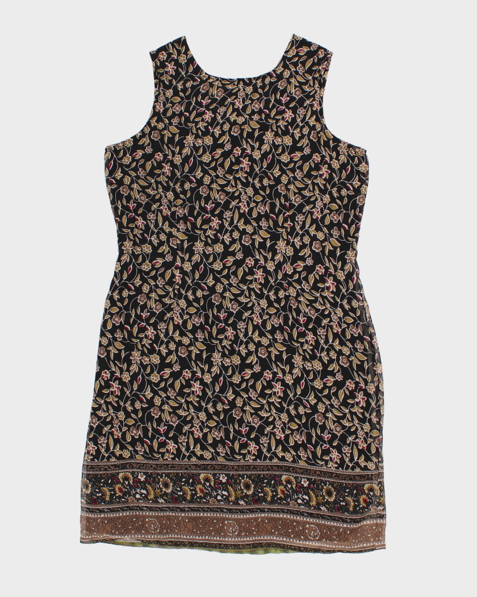 Vintage 90s Jessica Floral Dress - M
