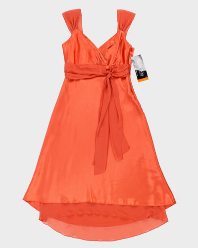 Vintage Night Way Collections Burnt Orange Dress -S