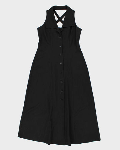 Vintage JESSICA Petites Black Maxi Dress - M