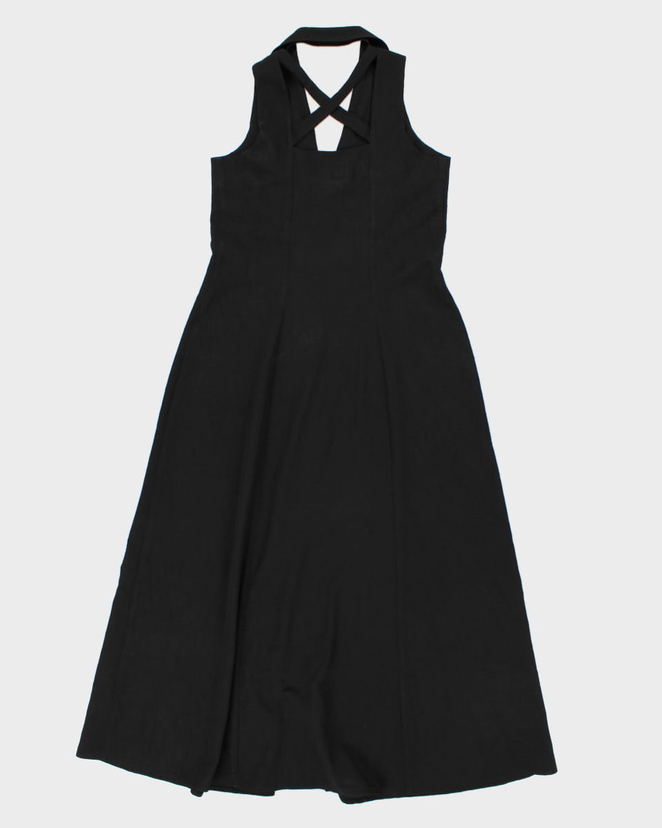 Vintage JESSICA Petites Black Maxi Dress - M