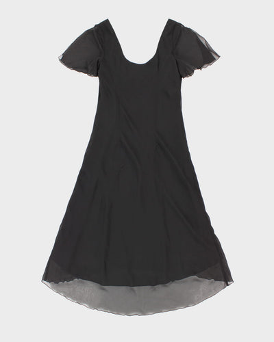 00s Vintage Black Darling Party Dress - M - S