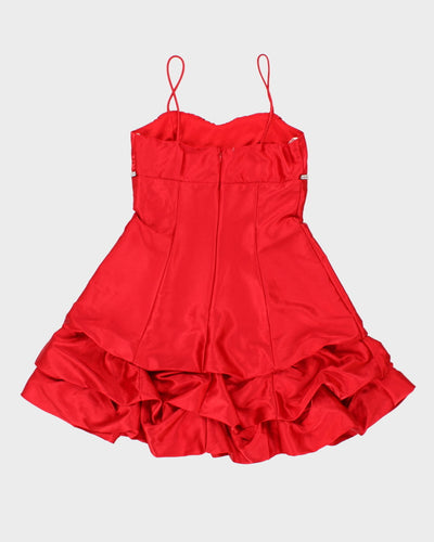 Y2K Red Hot Mini Dress - S