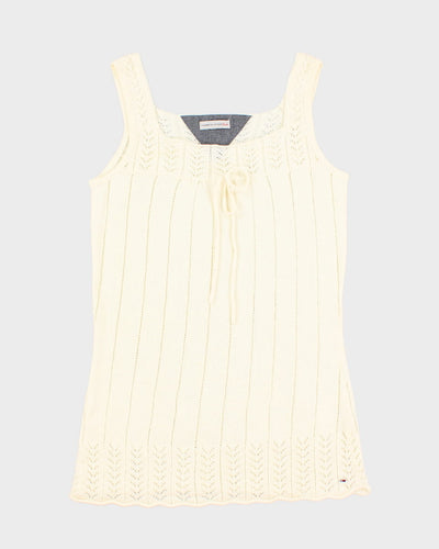 Women's Cream Tommy Hilfiger Dress - S