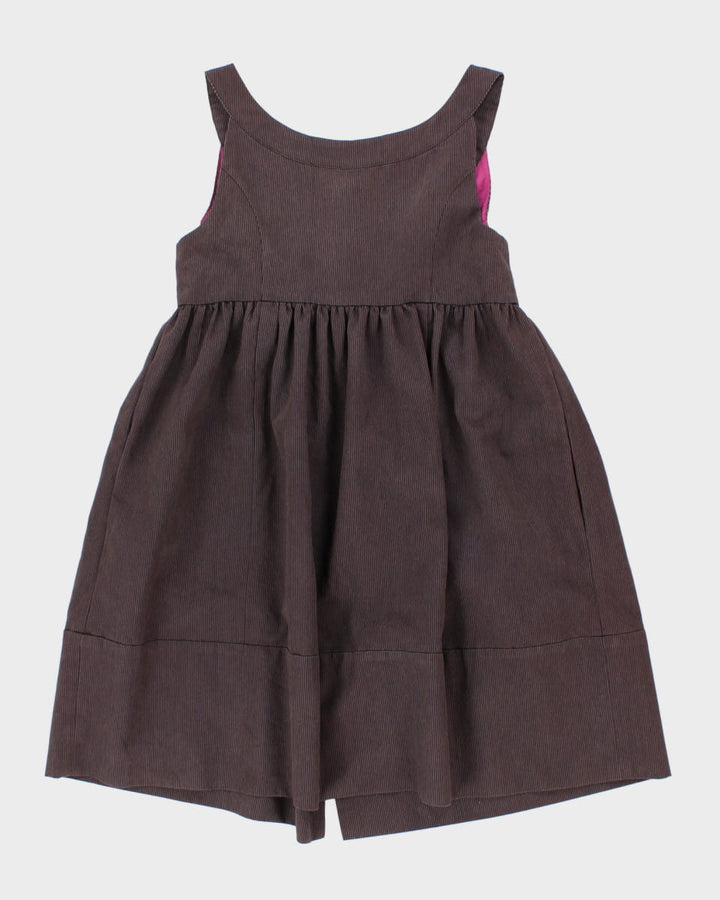 00s Hawks Pinstripe Button Up Dress - S