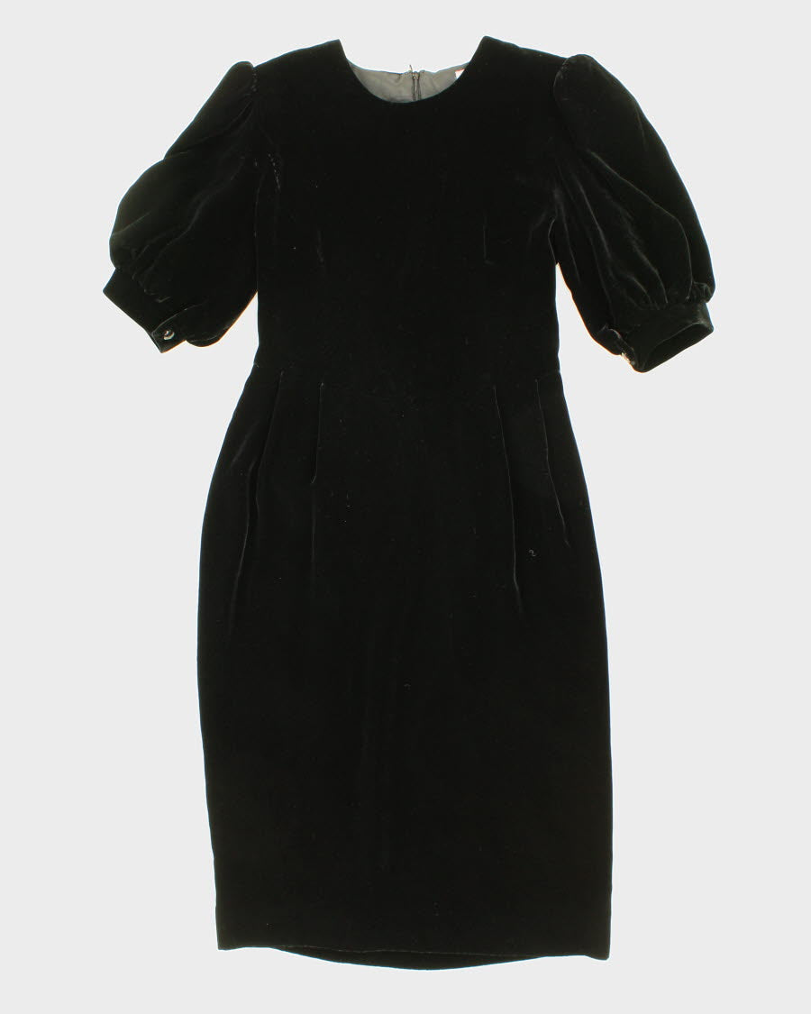 Vintage Vivid Lady Velvet Dress - S