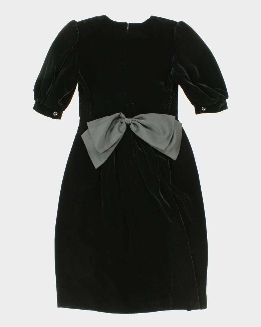 Vintage Vivid Lady Velvet Dress - S