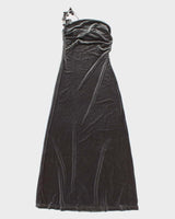 Vintage 90s Extart &amp; Panno Velvet Dress - S