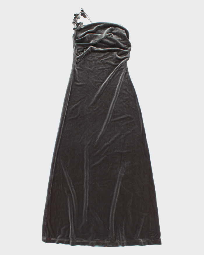 Vintage 90s Extart & Panno Velvet Dress - S