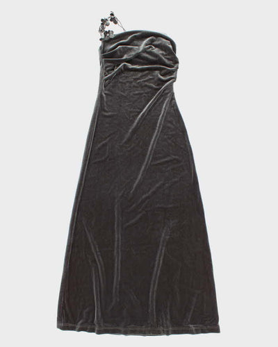 Vintage 90s Extart & Panno Velvet Dress - S