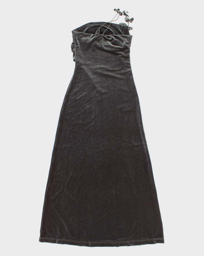 Vintage 90s Extart & Panno Velvet Dress - S