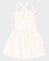 Deadstock Woman's White Calvin Klein Evening Dress - S