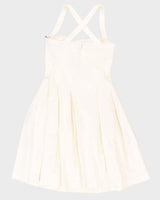 Deadstock Woman's White Calvin Klein Evening Dress - S