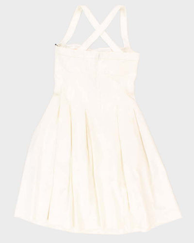 Deadstock Woman's White Calvin Klein Evening Dress - S