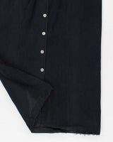 Vintage 80s Nancy G Microfiber Navy Maxi Dress - L