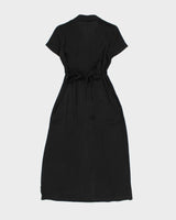 Women's Winfred Black Button-Down Dress - S