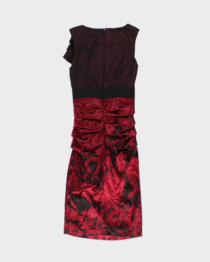 Vintage 90s Le Chateau Silk Blend Rouched Evening Dress - XXS Rokit Vintage 90s Le Chateau Silk Blend Rouched Evening Dress - XXS Rokit