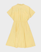 Vintage 90s L.L. Bean Cool Weave Yellow Dress - L