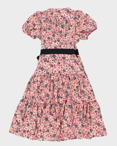 Kate Spade Rosette Blooms Wrap Dress - M