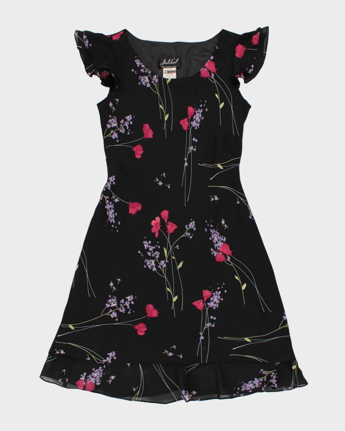 Vintage 80s Jolibel Floral Dress - M