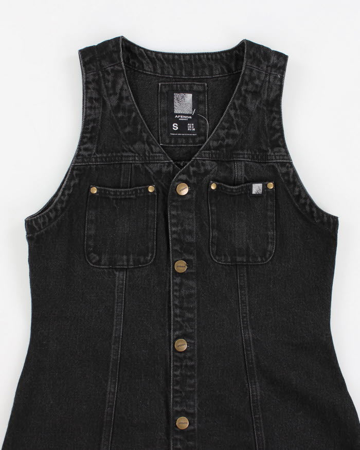 Afends Black Denim Dress - S