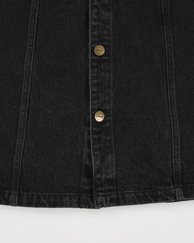 Afends Black Denim Dress - S