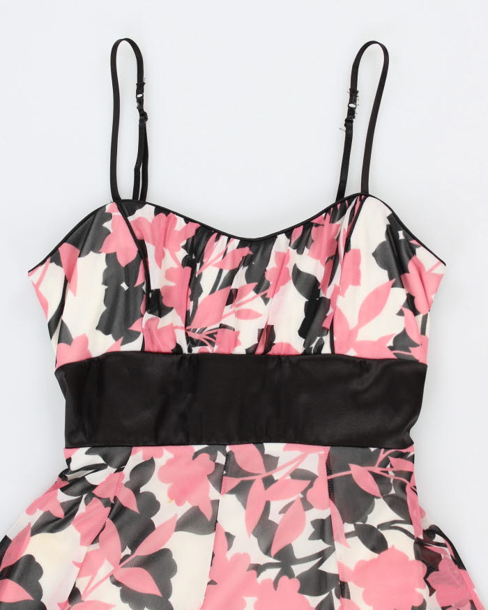 Y2K Le Chateau Floral Dress - S