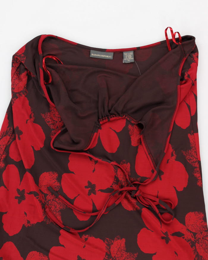 Banana Republic 00s Floral Dress - XL