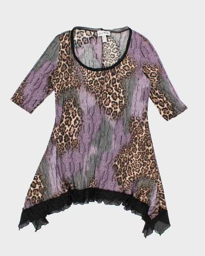 Joseph Ribkoff Y2k 00s Pattern Dress - L