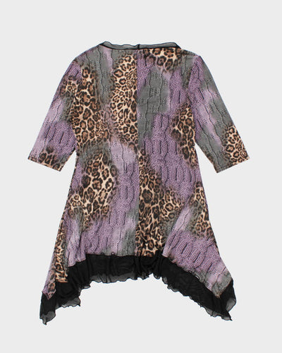 Joseph Ribkoff Y2k 00s Pattern Dress - L