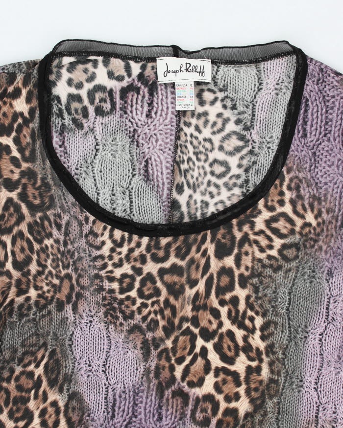 Joseph Ribkoff Y2k 00s Pattern Dress - L
