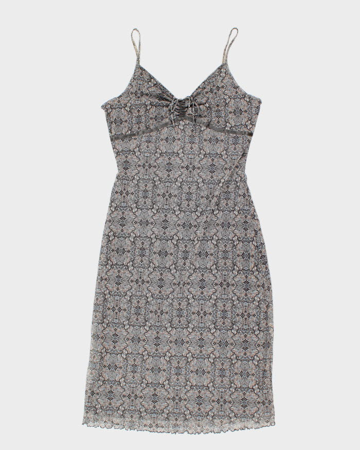 Y2k 00s Mexx Pattern Dress - M