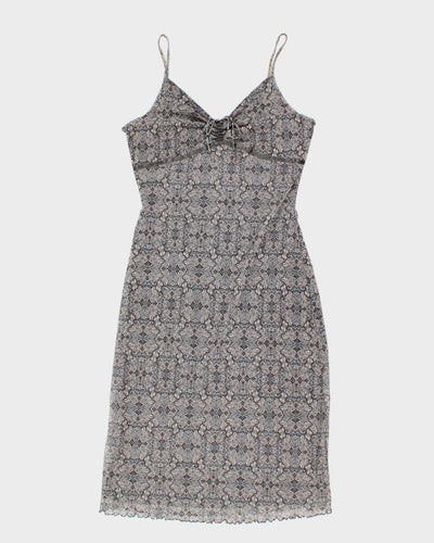 Y2k 00s Mexx Pattern Dress - M