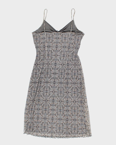 Y2k 00s Mexx Pattern Dress - M