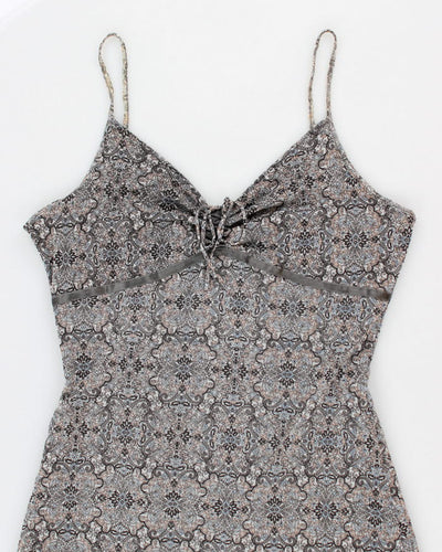 Y2k 00s Mexx Pattern Dress - M