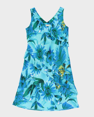Vintage 90s Florals Dress - M