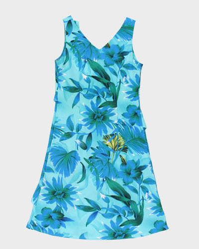 Vintage 90s Florals Dress - M