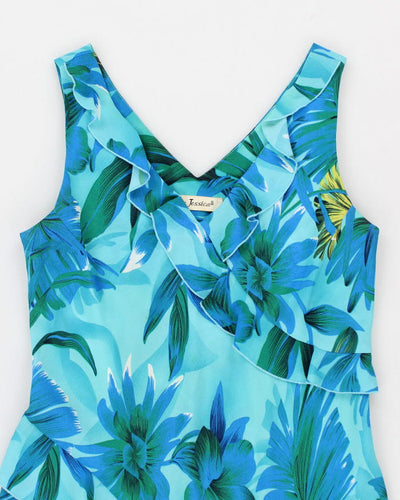 Vintage 90s Florals Dress - M