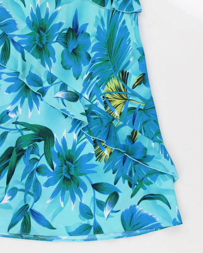 Vintage 90s Florals Dress - M