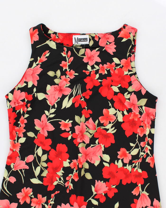 Vintage 90s M Collection Floral Dress - M