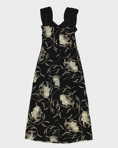 Vintage 90s Green Box Floral Dress - XL