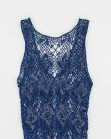 Vintage Darling Crochet Beaded Dress - XS