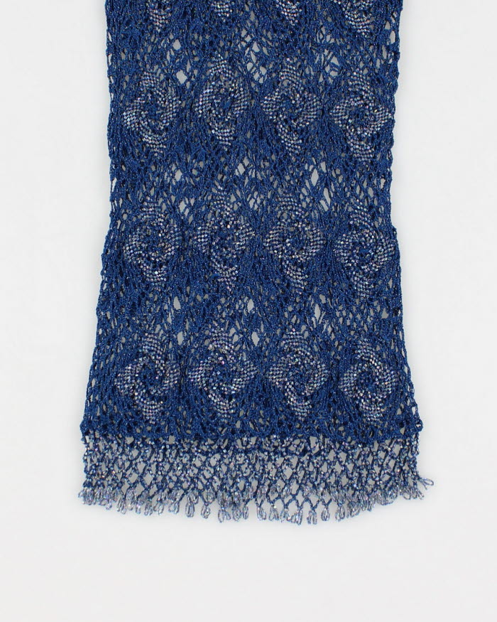 Vintage Darling Crochet Beaded Dress - XS