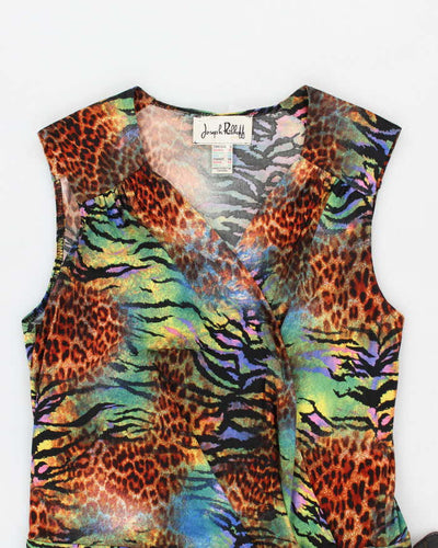 90s Joseph Ribkoff Animal Print Dress - M