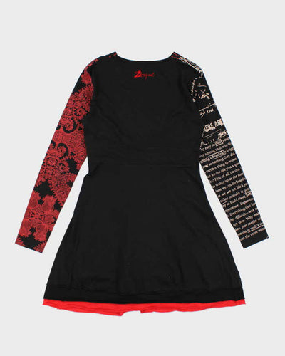 Y2k 00s Desigual Long Sleeve Dress - L